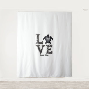 Oma Turtle - Liebe Mimi Life Sea Turtle, Mimi T Wandteppich