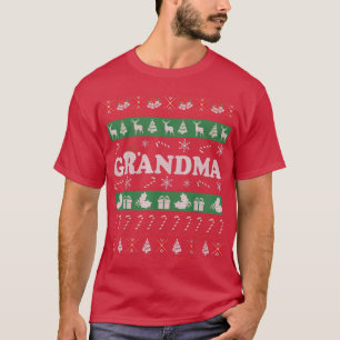 Oma Ugly Weihnachts-Pullover-Geschenke für Oma T-Shirt