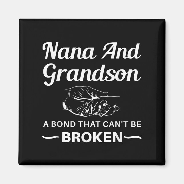 Oma und Enkel Eine unzerbrechliche Bindung  Magnet (Vorne)