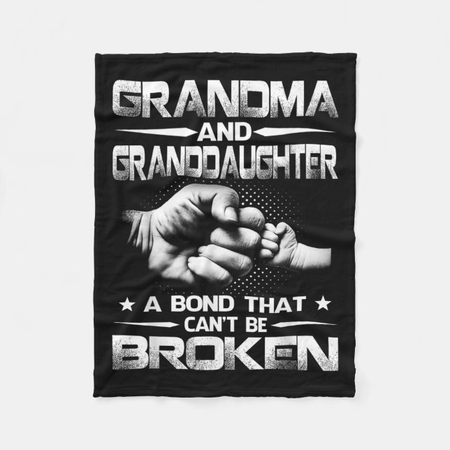 Oma und Oma eine Anleihe, die nicht Bro sein wird Fleecedecke (Vorderseite)