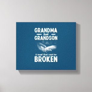 Oma und Oma eine Anleihe, die nicht zerbrochen wer Leinwanddruck