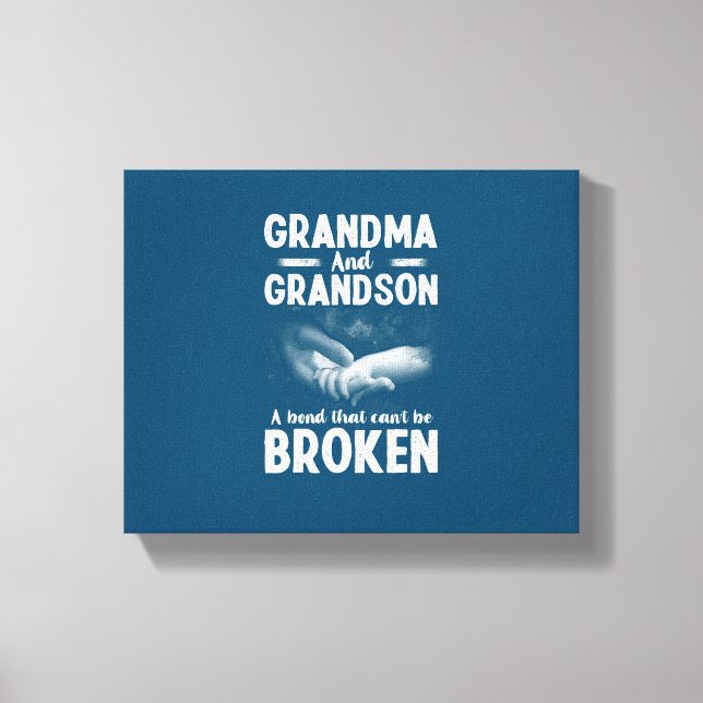 Oma und Oma eine Anleihe, die nicht zerbrochen wer Leinwanddruck (Vorderseite)