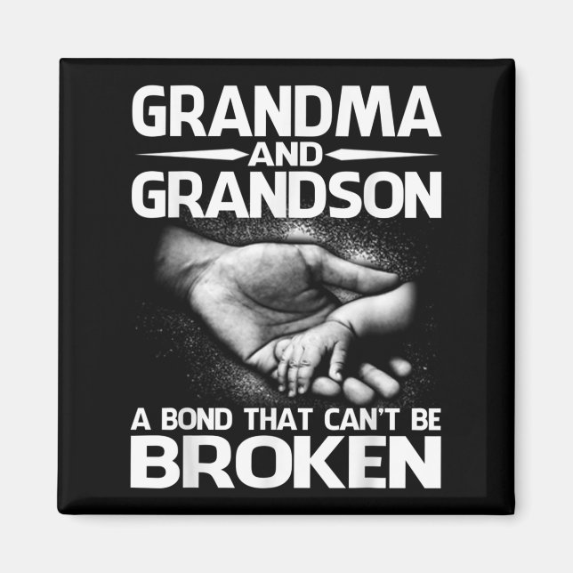 Oma und Oma eine Anleihe, die nicht zerbrochen wer Magnet (Vorne)