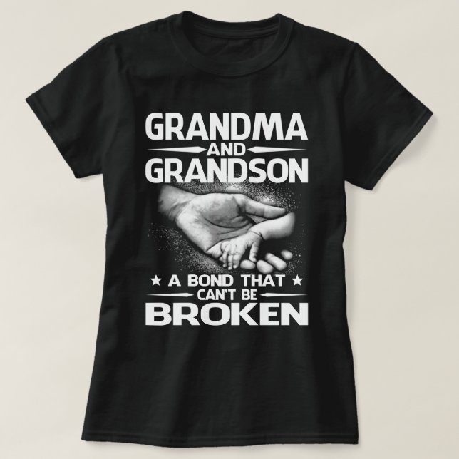 Oma und Oma eine Anleihe, die nicht zerbrochen wer T-Shirt (Design vorne)
