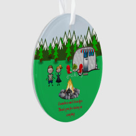 Oma und Opa Danke Ornament