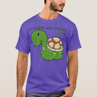 Oma und Opa Liebe mir Schildkröte ILY T-Shirt