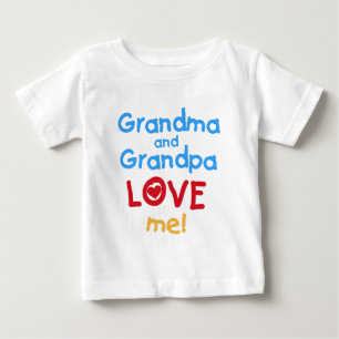 Oma und Opa lieben mich Baby T-shirt