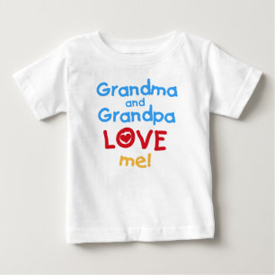 Oma und Opa lieben mich Baby T-shirt