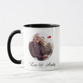 Oma und Opa personalisierte Foto Namens Tasse