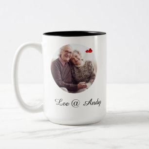 Oma und Opa personalisierte Foto Namens Tasse