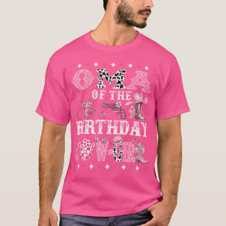 Oma vom Geburtstagskind-Mädchen Rodeo Oma Cowgirl T-Shirt