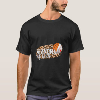 Oma von beiden Leopard Baseball Basketball-Großmut T-Shirt