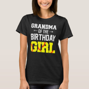 Oma von der GeburtstagsGirl-Softball-Familie T-Shirt