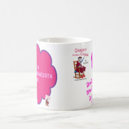 Oma von der Oma hakt eine Haken-Tasse Kaffeetasse