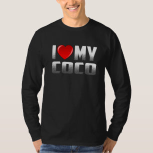 Oma Von Enkelkindern Ich Liebe Meine Coco Muttert T-Shirt