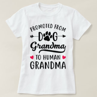 Oma von Hund zu menschlicher Oma Geschenk T-Shirt