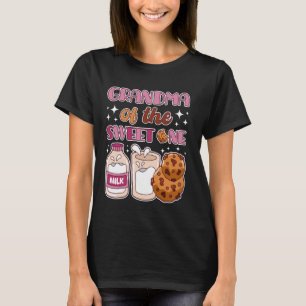 Oma von süßen Keksen und Milch 1. Geburtstag T-Shirt