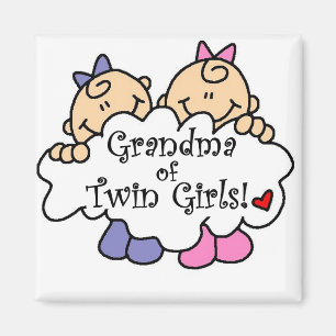 Oma von Twin Girls Tshirts and Gifts Magnet