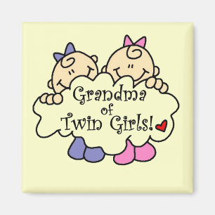Oma von Twin Girls Tshirts and Gifts Magnet