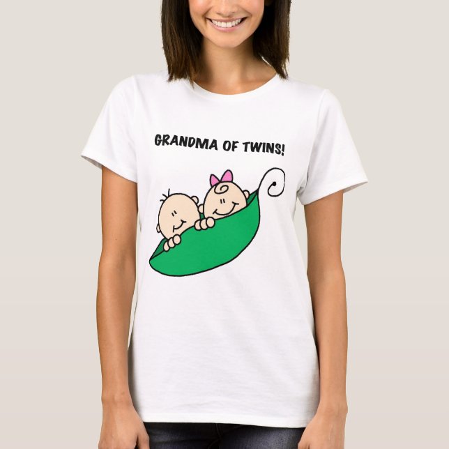 Oma von Twins Peas in a Pod Tshirts and Gifts (Vorderseite)