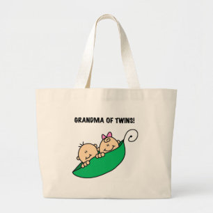 Oma von Twins Peas in a Pod Tshirts and Gifts Jumbo Stoffbeutel