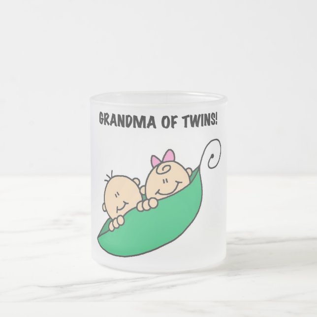 Oma von Twins Peas in a Pod Tshirts and Gifts Mattglastasse (Mittel)