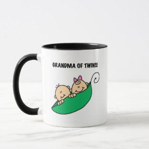 Oma von Twins Peas in a Pod Tshirts and Gifts Tasse
