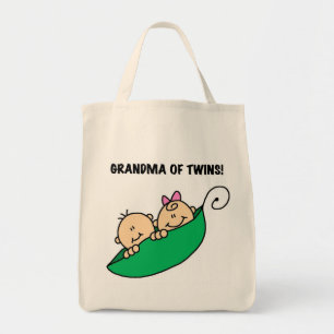 Oma von Twins Peas in a Pod Tshirts and Gifts Tragetasche