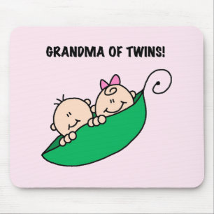 Oma von Twins Tshirts und Geschenke Mousepad