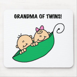 Oma von Twins Tshirts und Geschenke Mousepad