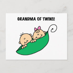 Oma von Twins Tshirts und Geschenke Postkarte