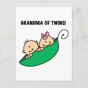 Oma von Twins Tshirts und Geschenke Postkarte