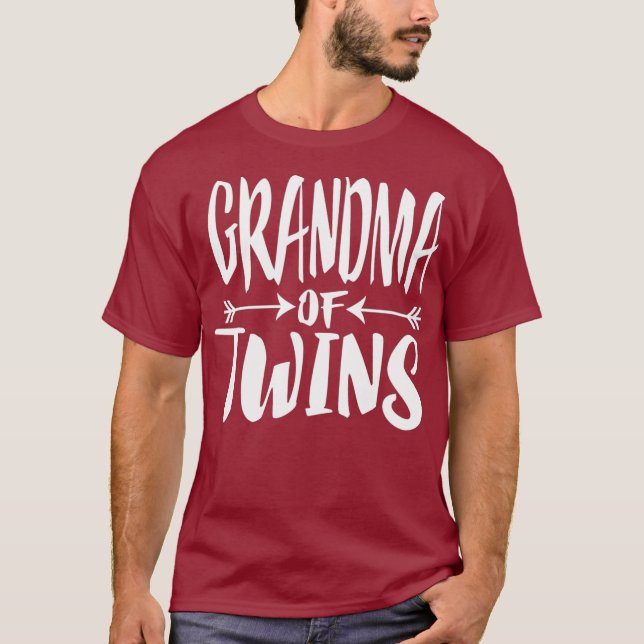 Oma von Twins Twins Großmutter-Geschenk T-Shirt (Vorderseite)