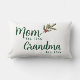 Oma Weihnachts-Dekoration Lendenkissen