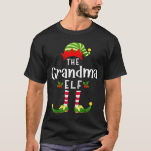 Oma Weihnachtself passendes Schlafanzug X-mas-Part T-Shirt