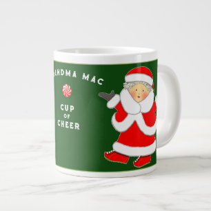 Oma Weihnachtsfeiertag Riesen-Tasse Jumbo-Tasse