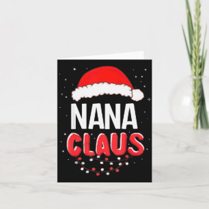 Oma Weihnachtsmann Weihnachten passendes Kostüm Karte