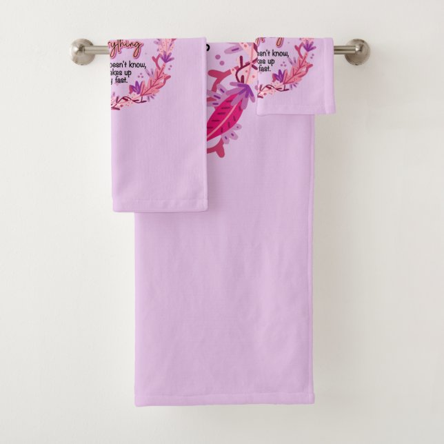 Oma weiß alles badhandtuch set (Insitu)