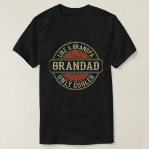 Oma wie ein Opa nur Cooler Vatertag T-Shirt