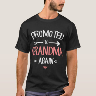 Oma Wieder Schwangerschaft Neue Baby-Ankündigung P T-Shirt