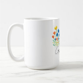 Oma Wildblume Tasse | Benutzerdefinierter Osten. J