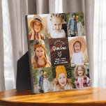 Oma wir Liebe Sie Herz-Holz-FotoCollage Fotoplatte<br><div class="desc">Die Oma We Liebe You Heart Modern Foto Collage Plaque ist ein berührendes und personalisiertes Geschenk, das Ihre Liebe für Ihre Großmutter zeigt. Diese hübsch gestaltete Gedenktafel besticht durch eine herzförmige Collage aus Foto, mit der Sie Ihre Lieblingsfamilienfotos in einem modernen und stilvollen Layout hinzufügen können. Die herzliche "Wir Liebe...</div>