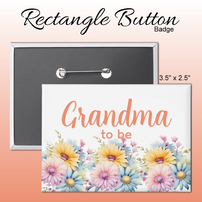 Oma wird gerbera Blumen orange Button (Von Creator hochgeladen)