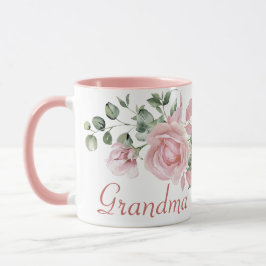 Oma Year etablierte Custom Pink Roses Tasse