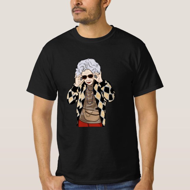 Oma Yetta von NANNY T-Shirt (Vorderseite)