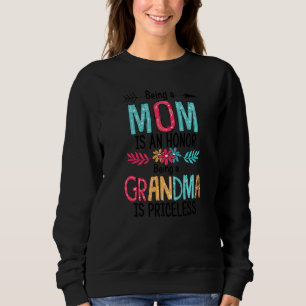 Oma zu sein ist eine Ehre, Großopma zu sein, ist e Sweatshirt