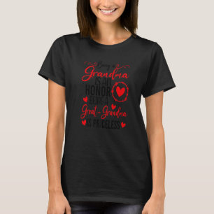 Oma zu sein ist eine Ehre, Großopma zu sein, ist e T-Shirt