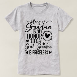 Oma zu sein ist eine Ehre, Großopma zu sein T-Shirt