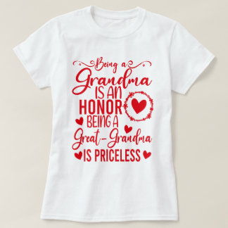 Oma zu sein ist eine Ehre, Großopma zu sein T-Shirt