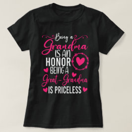 Oma zu sein ist eine Ehre, Großopma zu sein T-Shirt